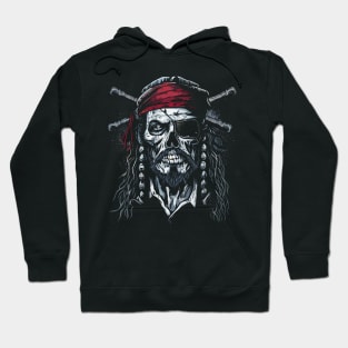 Captain pirate zombie Hoodie